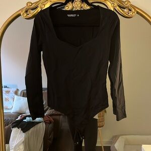 Abercrombie long sleeved bodysuit, soft a & f collection, seamless.